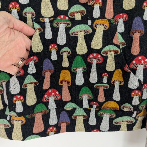 LA Soul Magical Mushrooms Hooded Pullover Sweater Kangaroo Pocket Hoodie Small - Picture 4 of 6